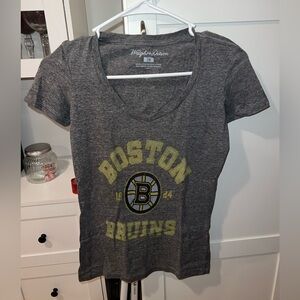 Boston Bruins Gray Logo Tee small